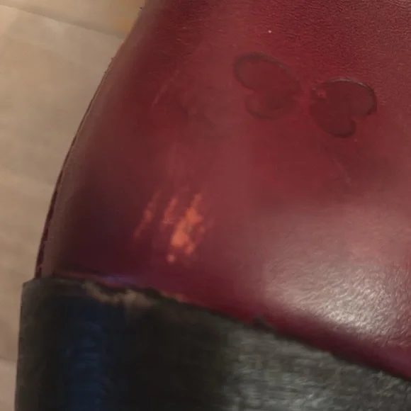 FELMINI Red Genuine Leather Boots - Picture 10 of 12